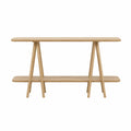 Table console en bois 120x30x80 cm