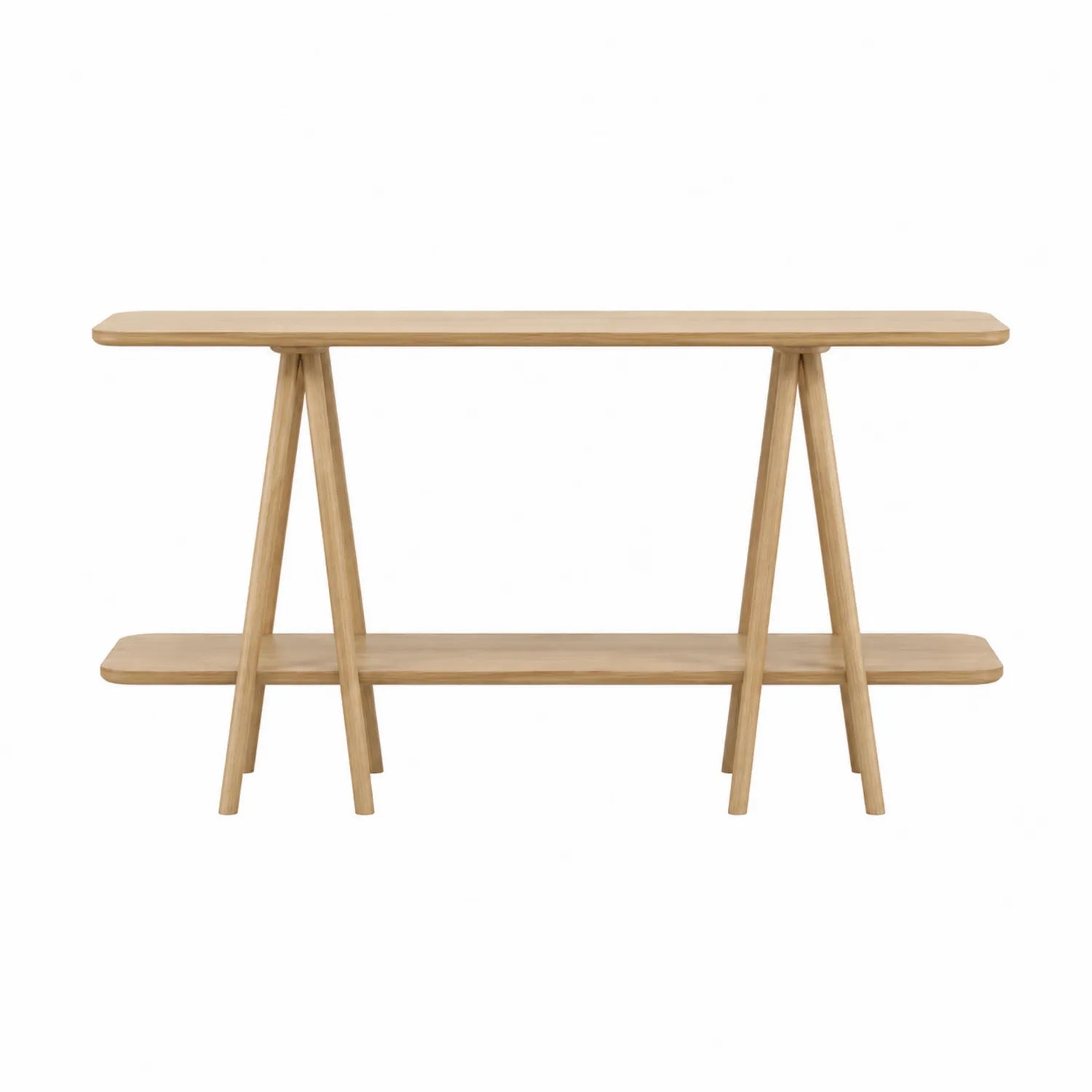 Table console en bois 120x30x80 cm